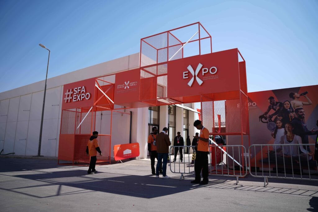 SFA Sports Expo entrance.