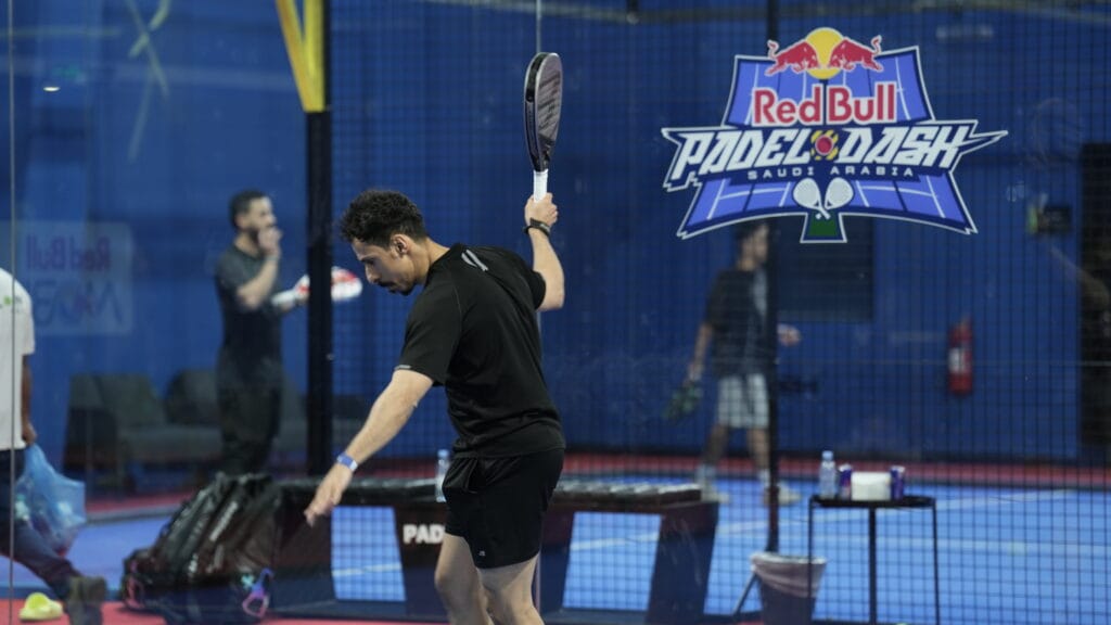Padel player Red Bull Dash.