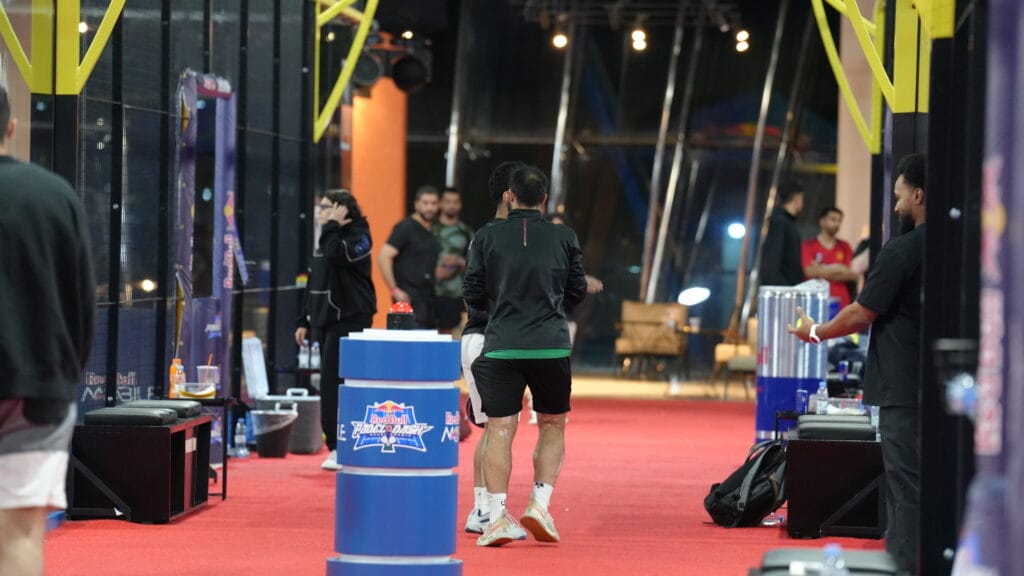 Red Bull Padel tournament players.