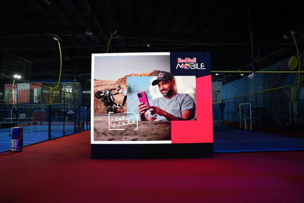 Red Bull Mobile ad display