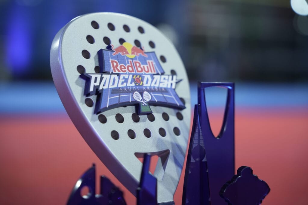 Red Bull Padel Dash trophy.