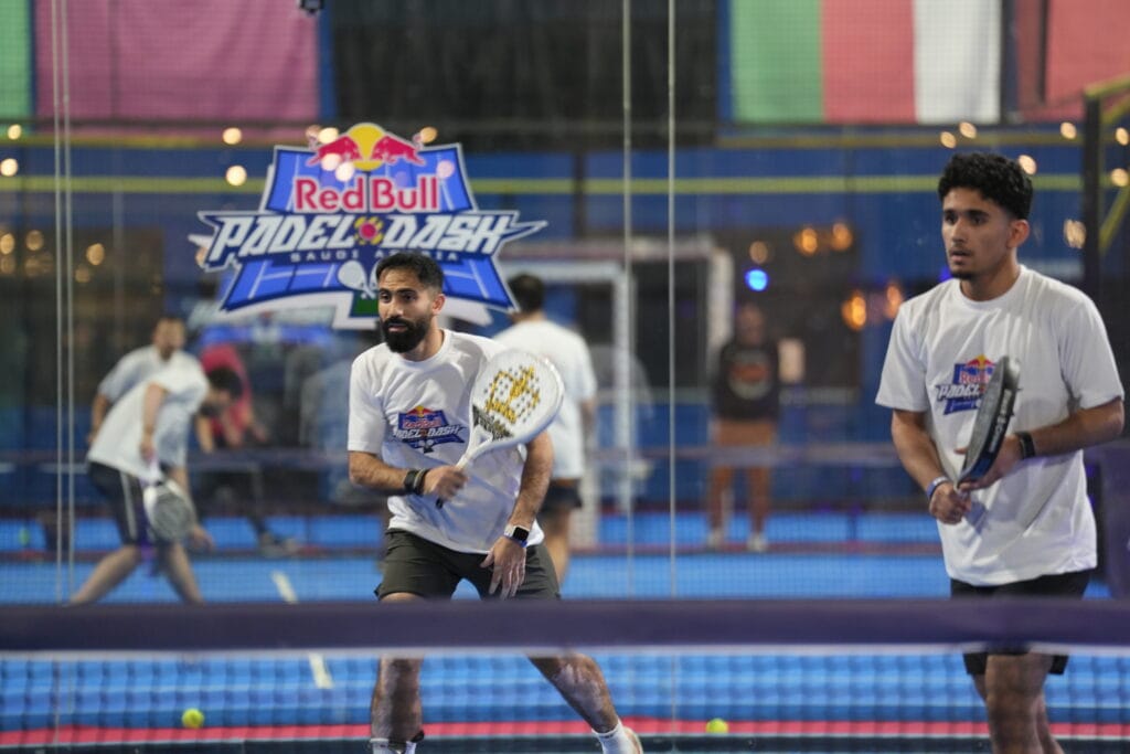 Red Bull Padel Dash players.
