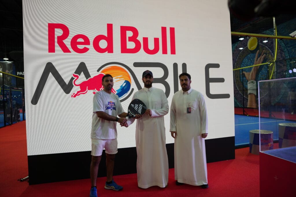 Red Bull Mobile padel award.