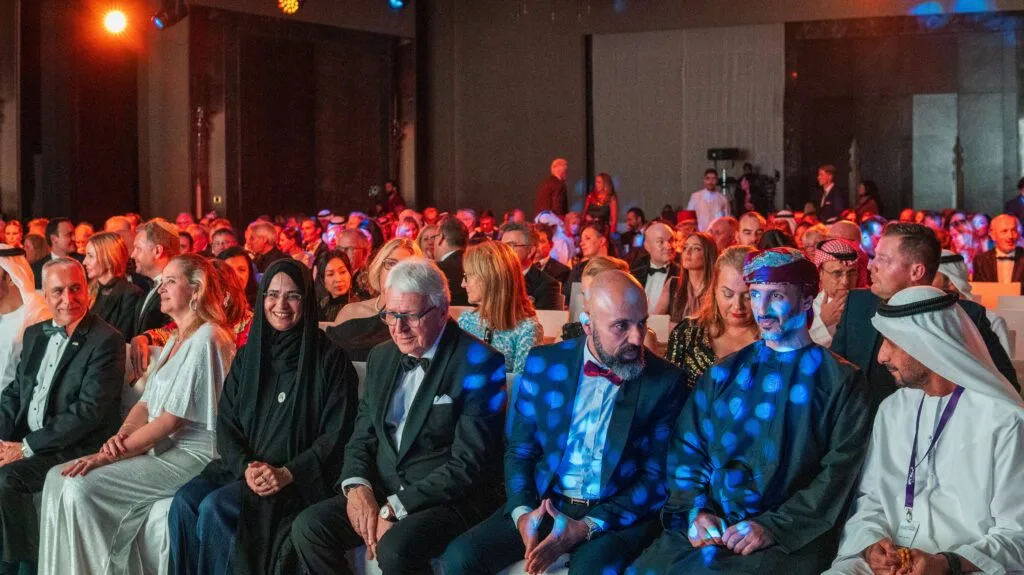 Formal event attendees.