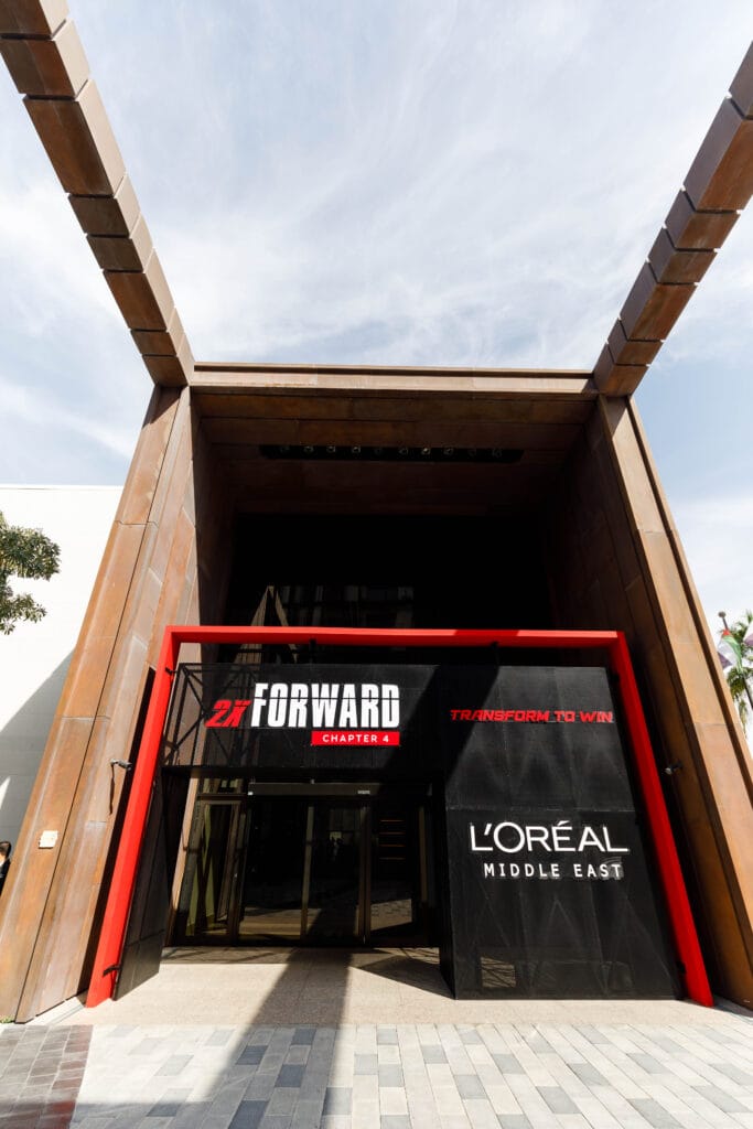 L'Oréal Middle East event entrance.