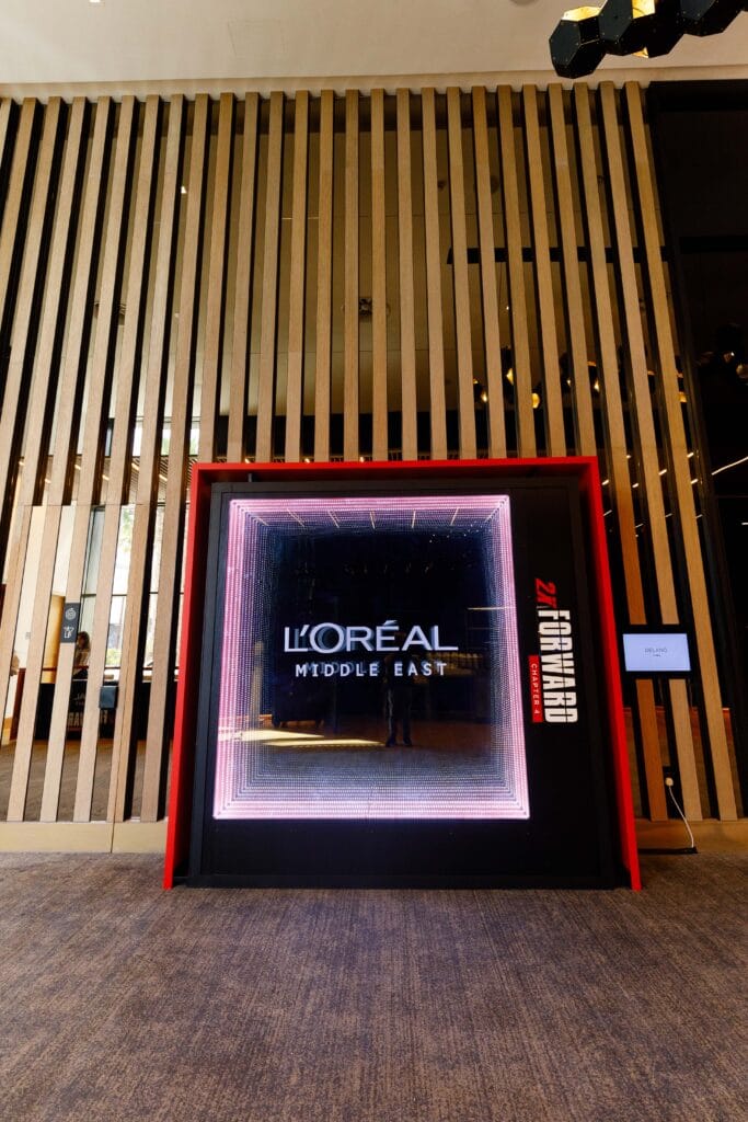 L'Oréal Middle East display.